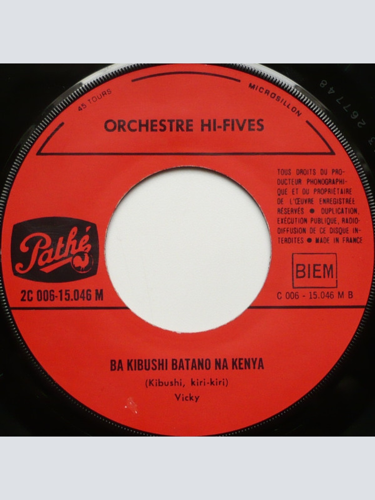 Vinyl / Orchestre Hi-Fives - Belina Mon Amour