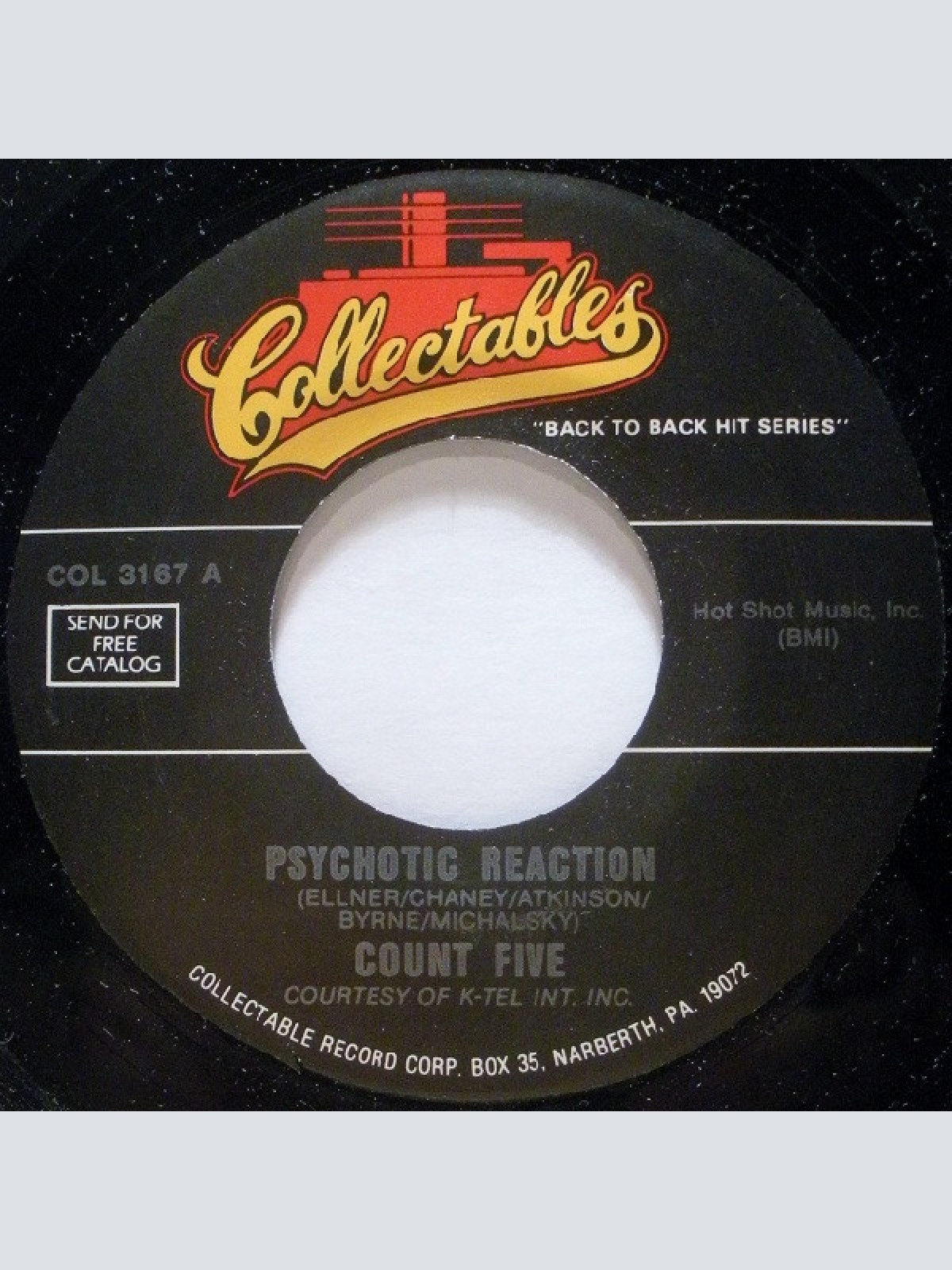 Vinyl / Count Five / The Pastel Six - Psychotic Reaction / Cinnamon Cinder