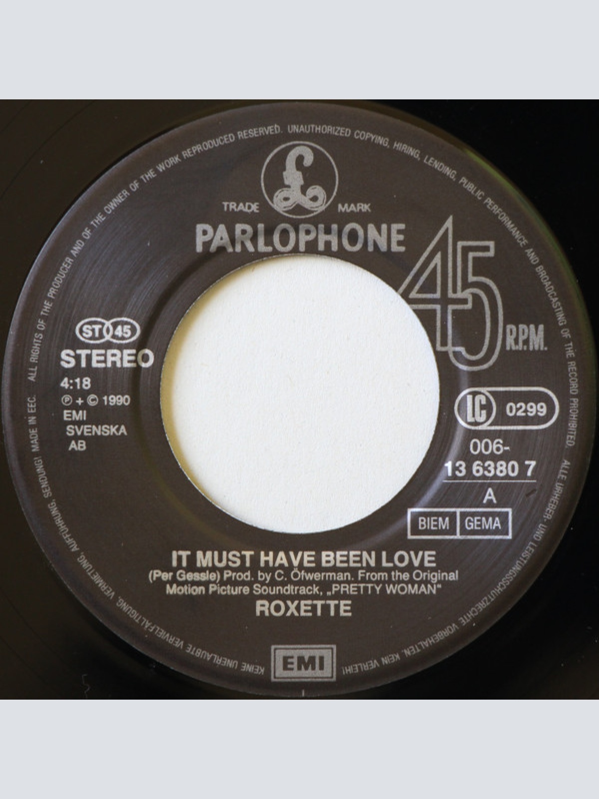 Vinyl / Roxette - It Must Have Been Love