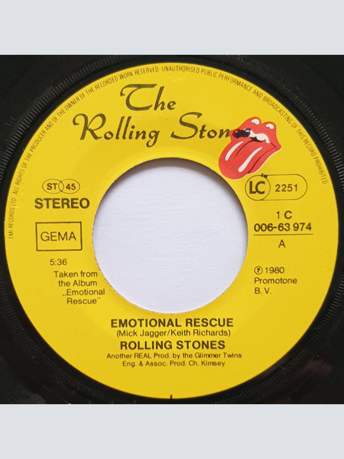 Vinyl / The Rolling Stones - Emotional Rescue