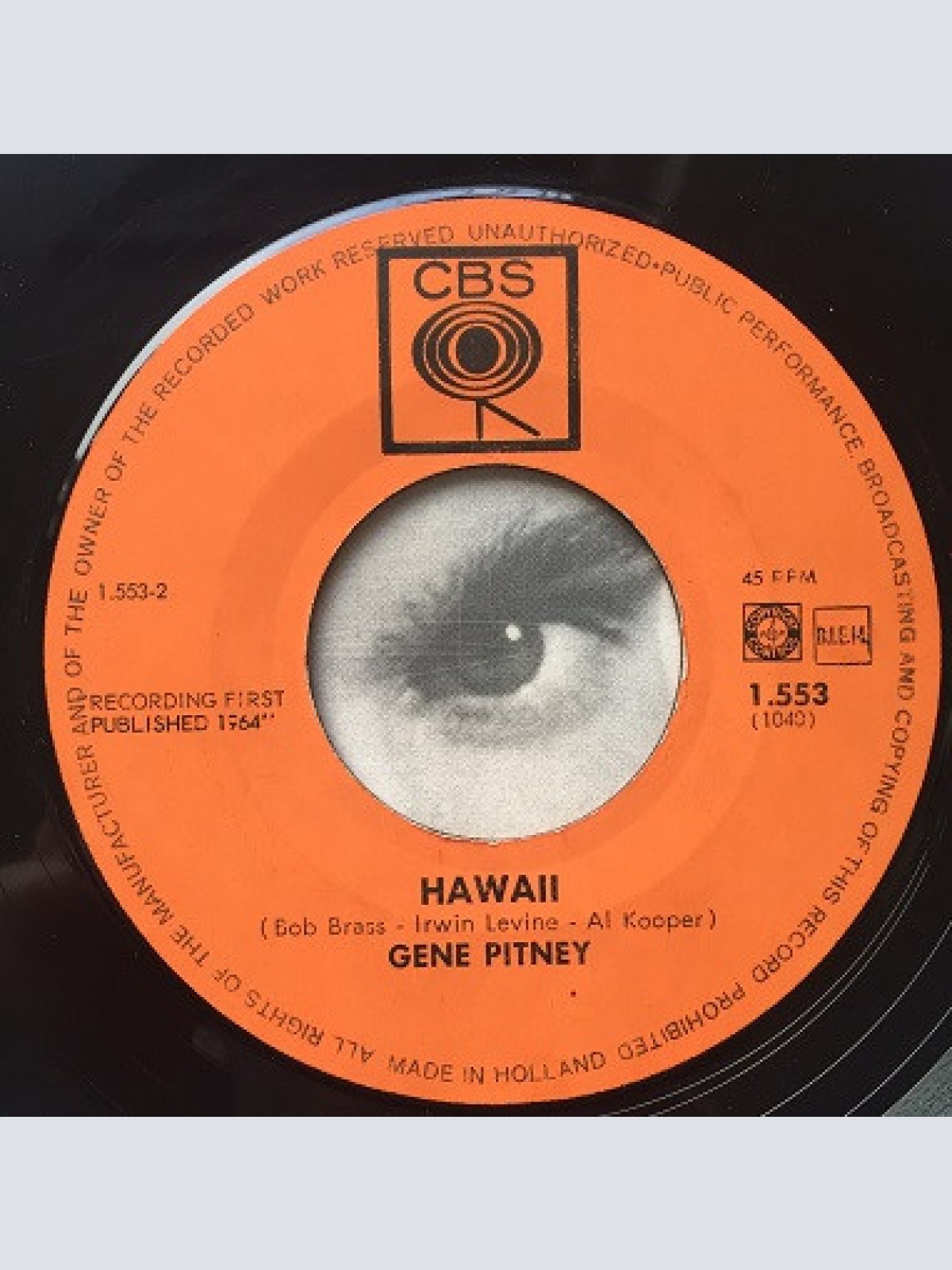 Vinyl / Gene Pitney - It Hurts To Be In Love