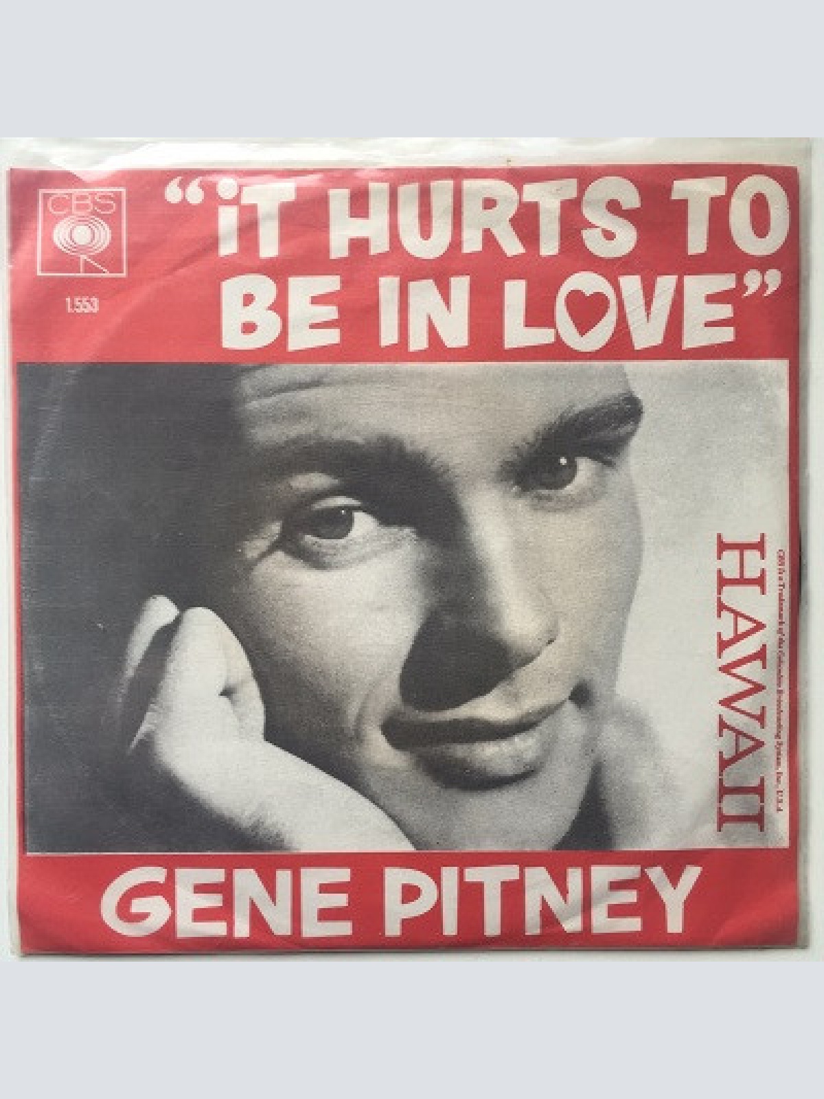 Vinyl / Gene Pitney - It Hurts To Be In Love