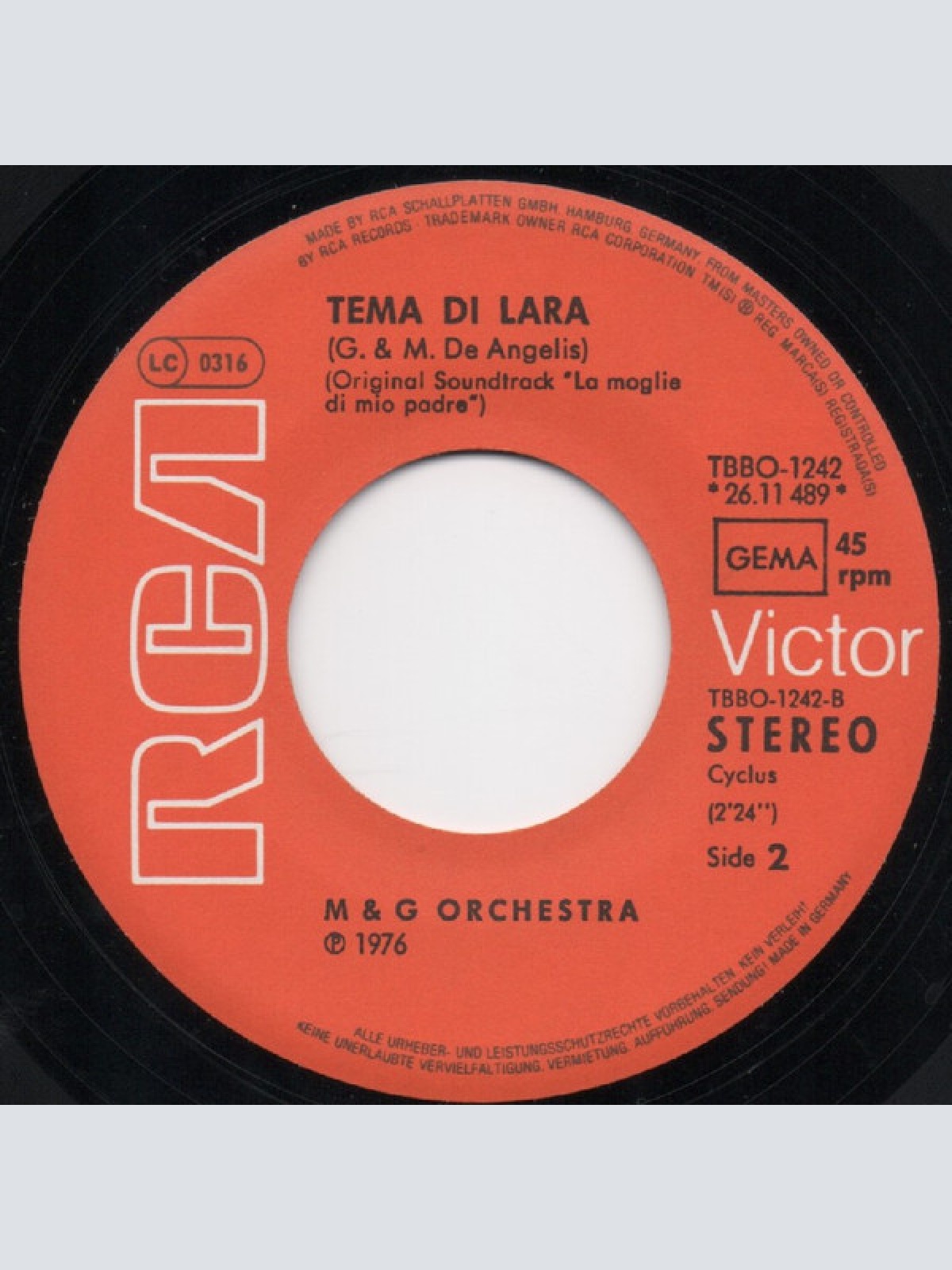 Vinyl / Oliver Onions / M & G Orchestra* - Orzowei / Tema Di Lara