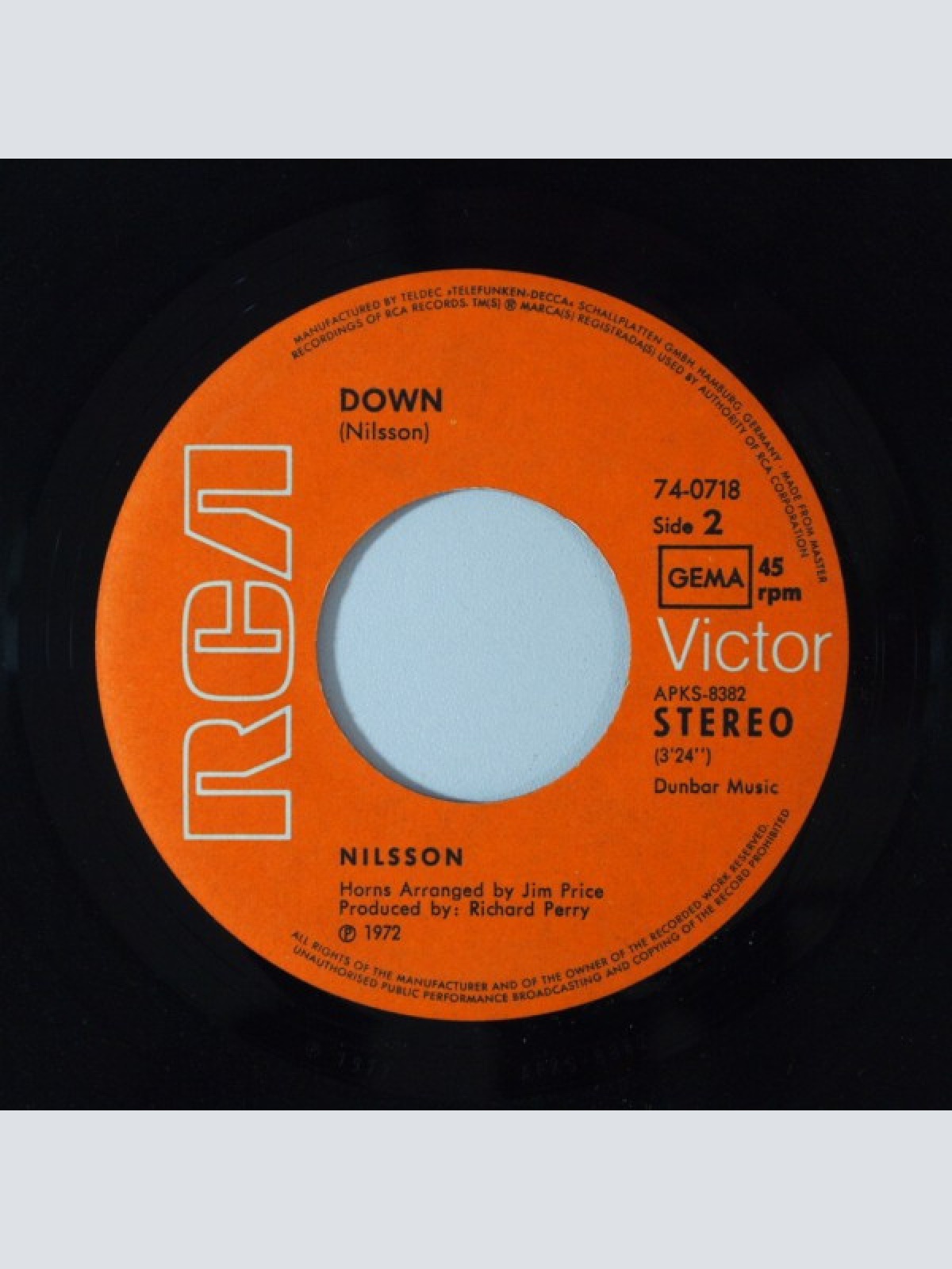 Vinyl / Nilsson* - Coconut / Down