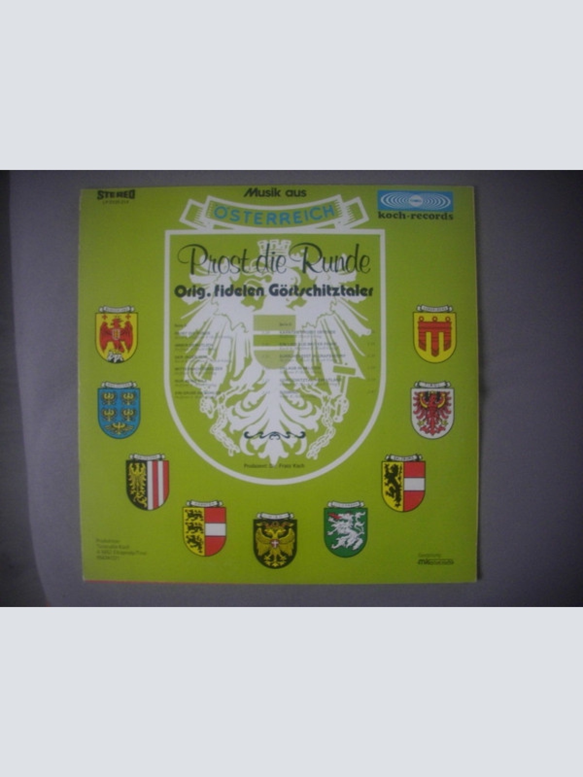 Vinyl / Origi. Fidelen Görtschitztaler* - Prost Die Runde