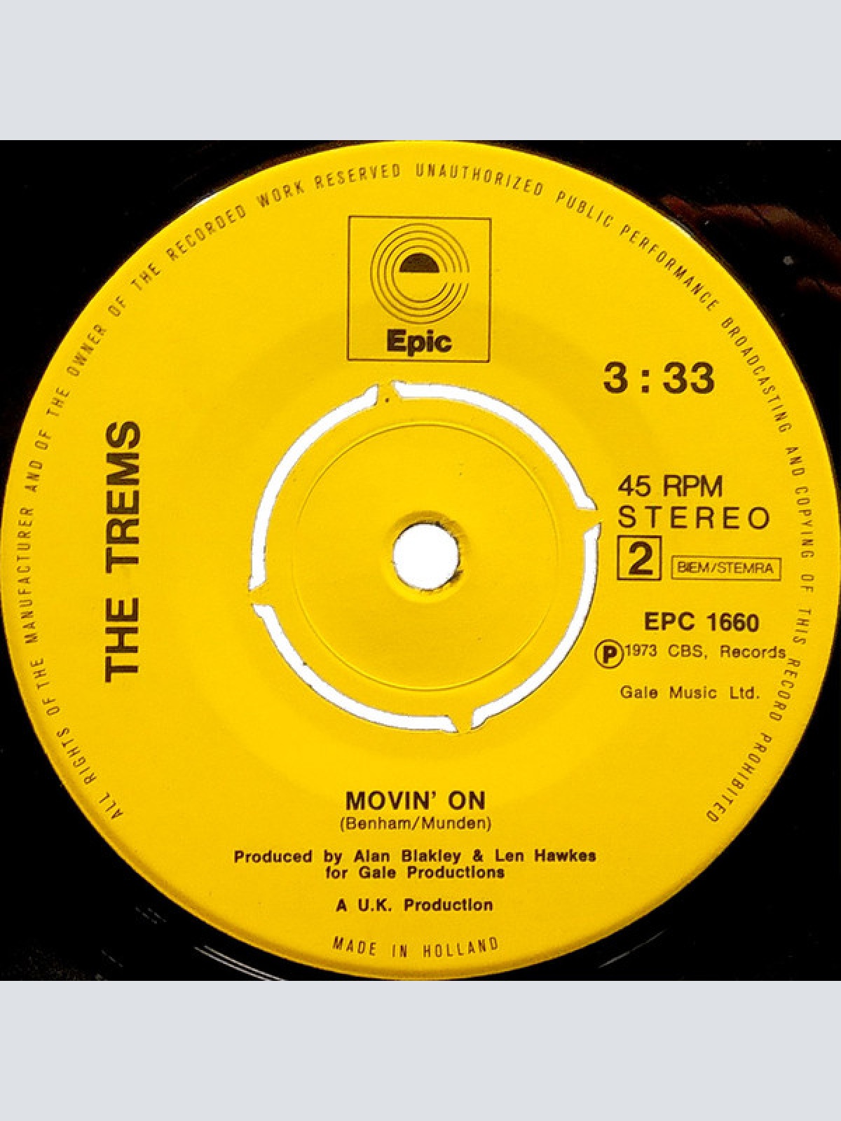 Vinyl / The Trems - Make Or Break