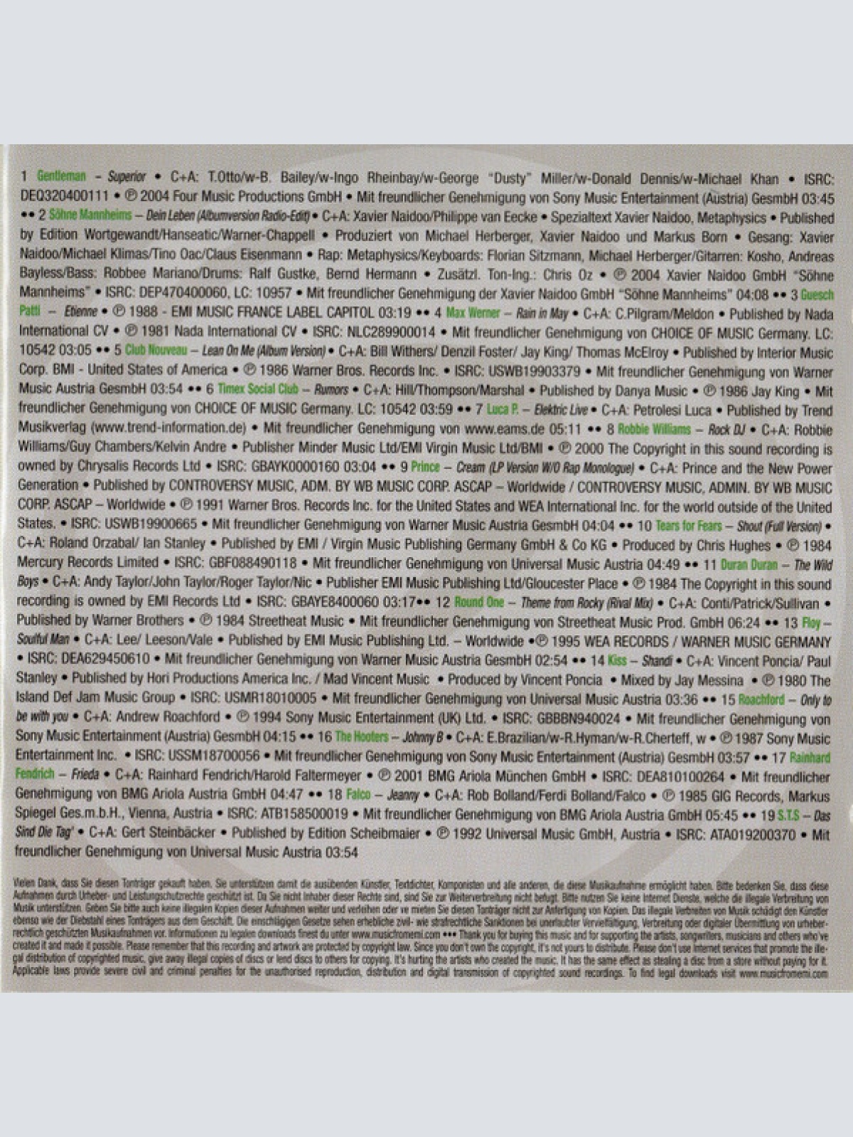 CD / Various - Nachtschicht Vol. 15