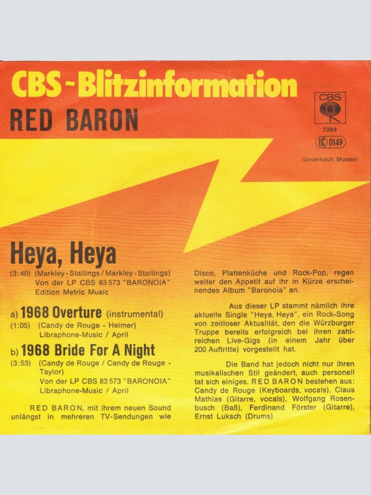 Vinyl / Red Baron (2) - Heya, Heya