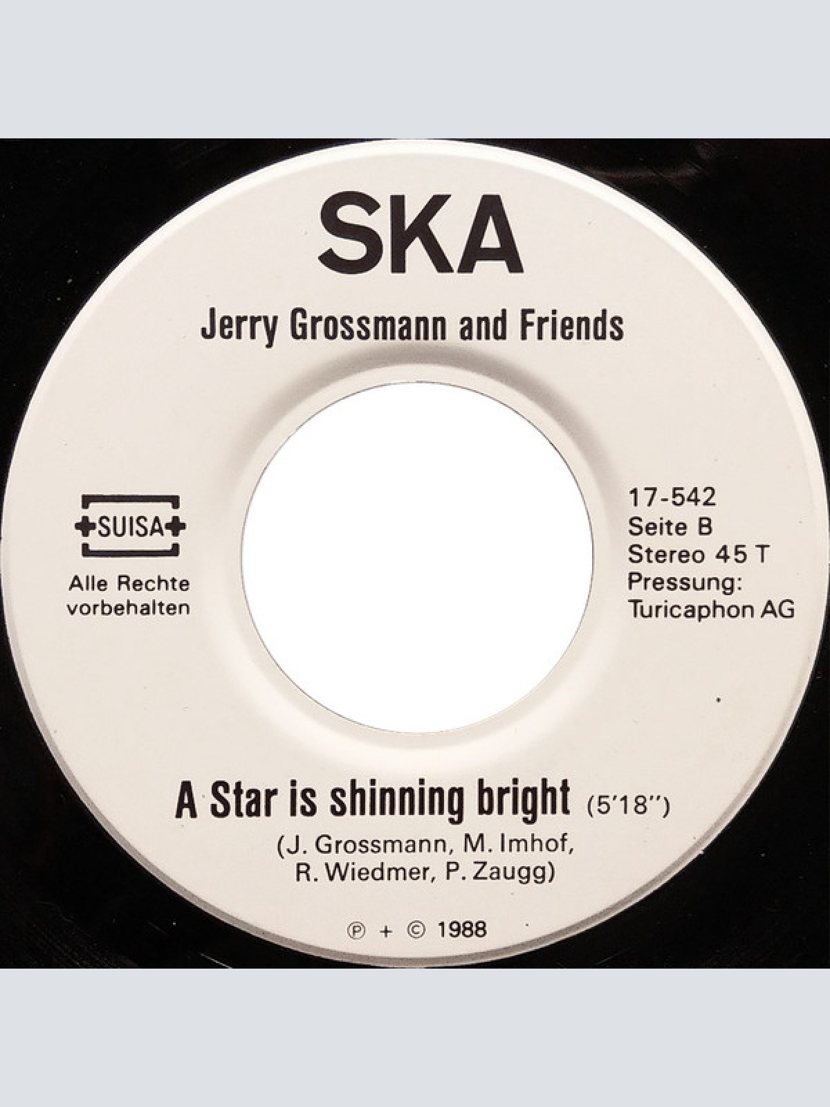 Vinyl / Jerry Grossmann And Friends, SKA-Team - Das Isch Dr SKA-Blues