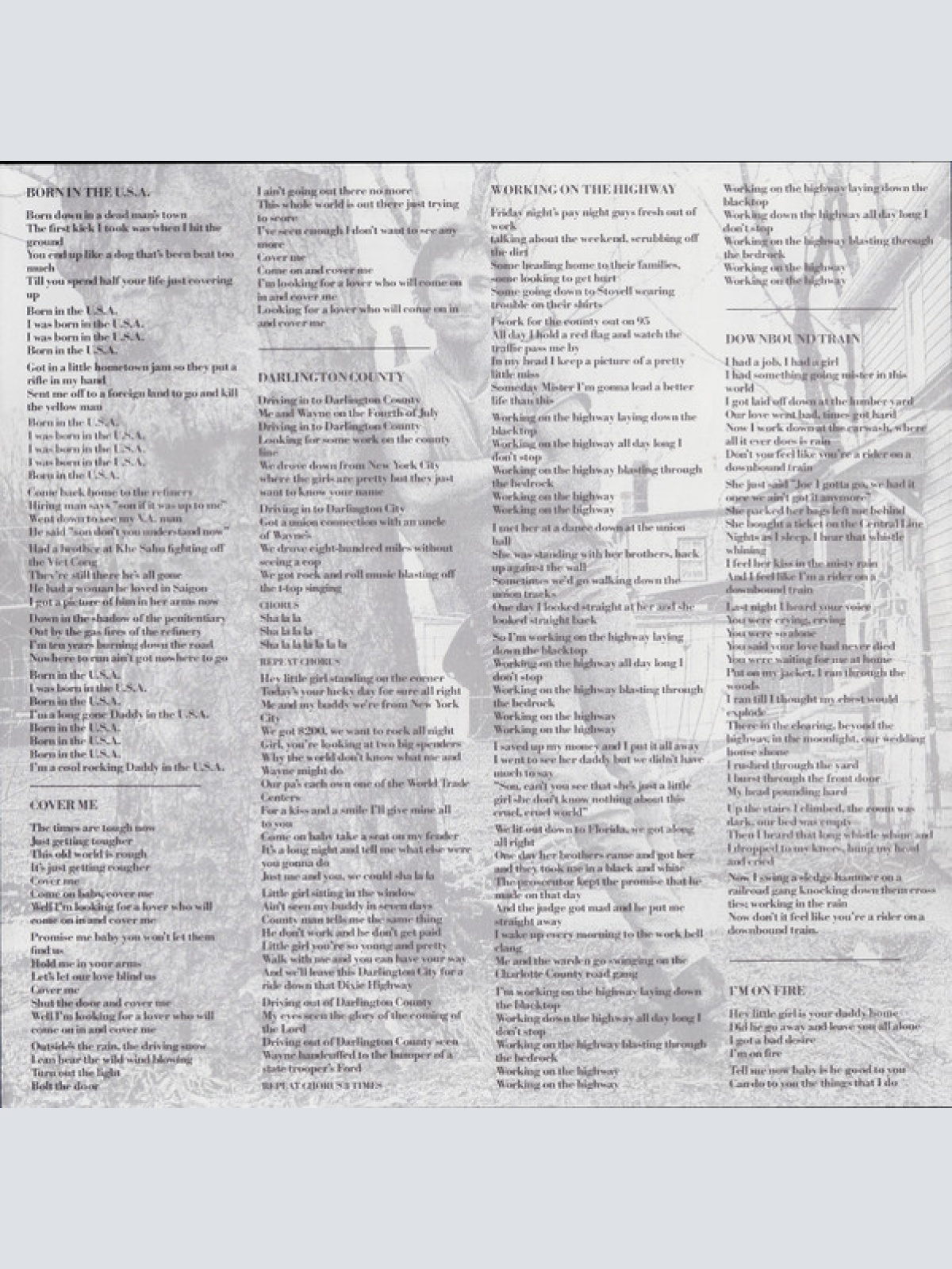 Vinyl / Bruce Springsteen - Born In The U.S.A.