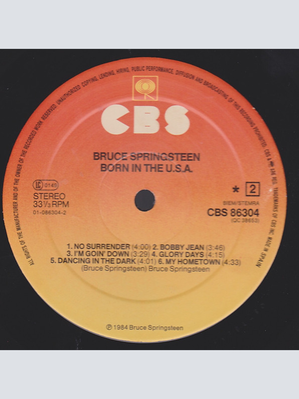 Vinyl / Bruce Springsteen - Born In The U.S.A.