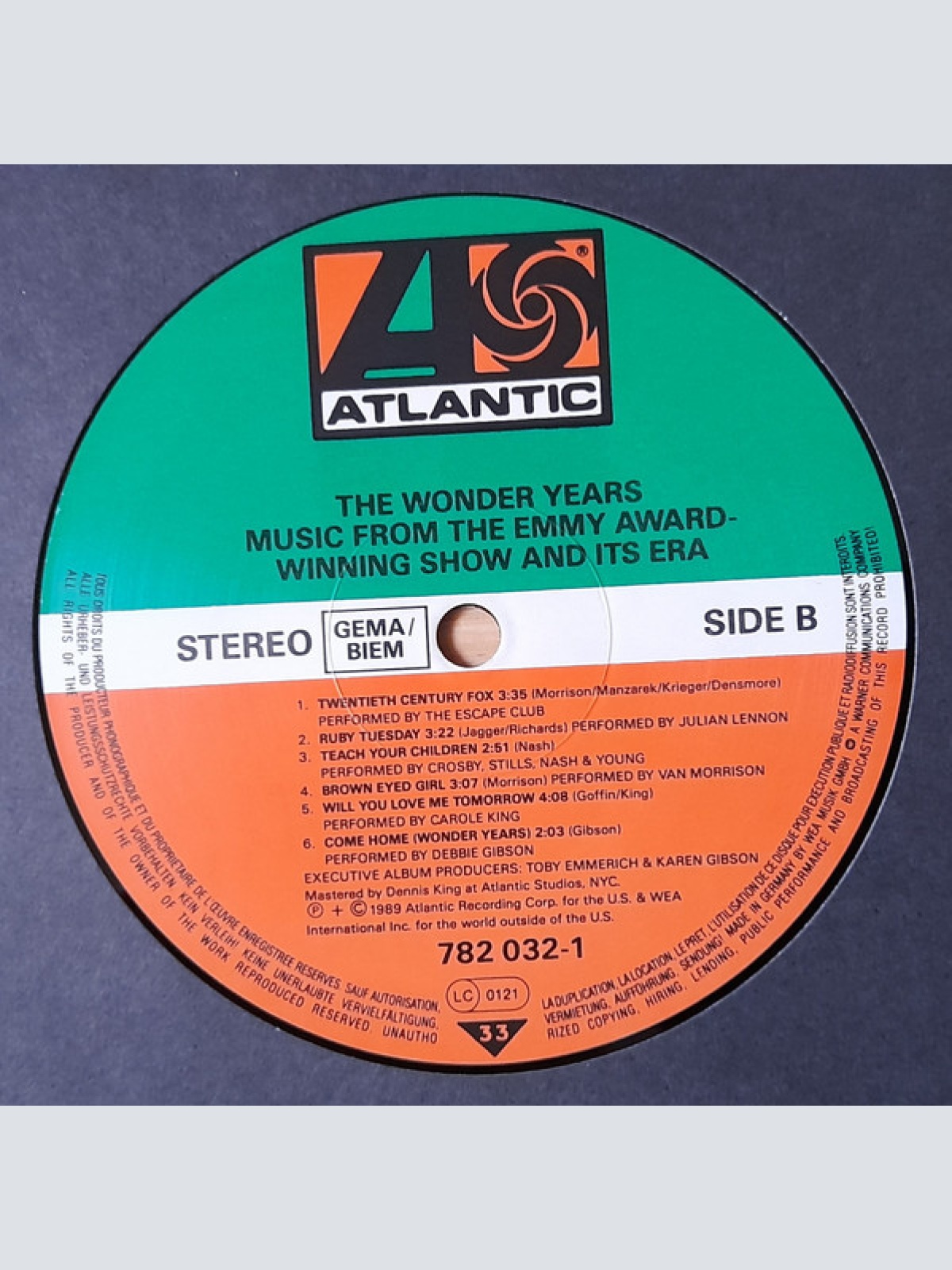 Vinyl / Various - The Wonder Years (Music From The Emmy Award-Winning Show And Its Era)