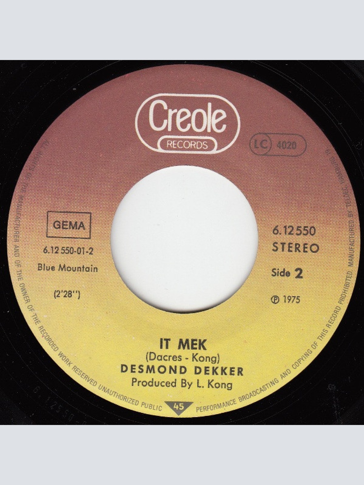 Vinyl / Desmond Dekker - Israelites / It Mek