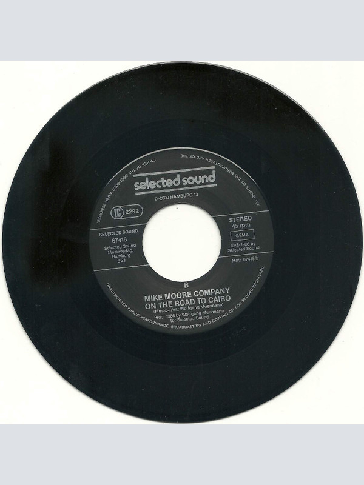 Vinyl / Mike Moore Company - Toccata / On The Road To Cairo