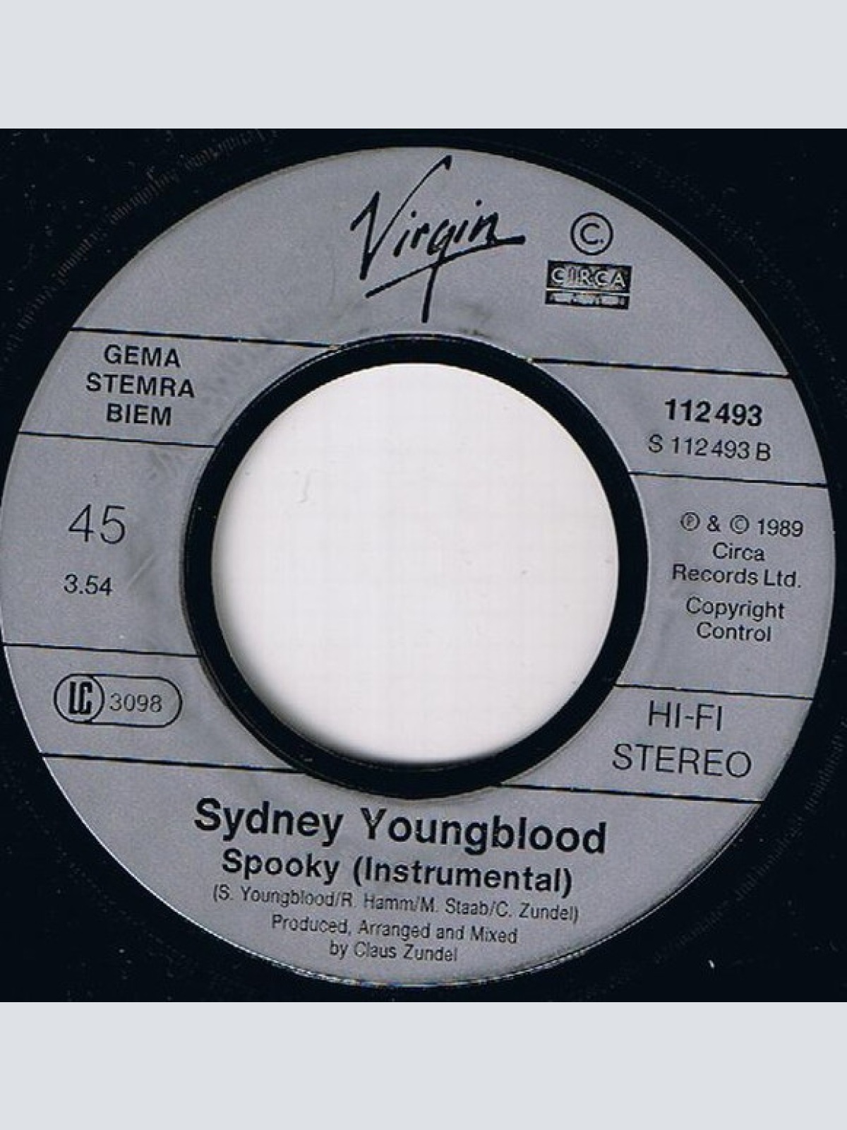 Vinyl / Sydney Youngblood - If Only I Could