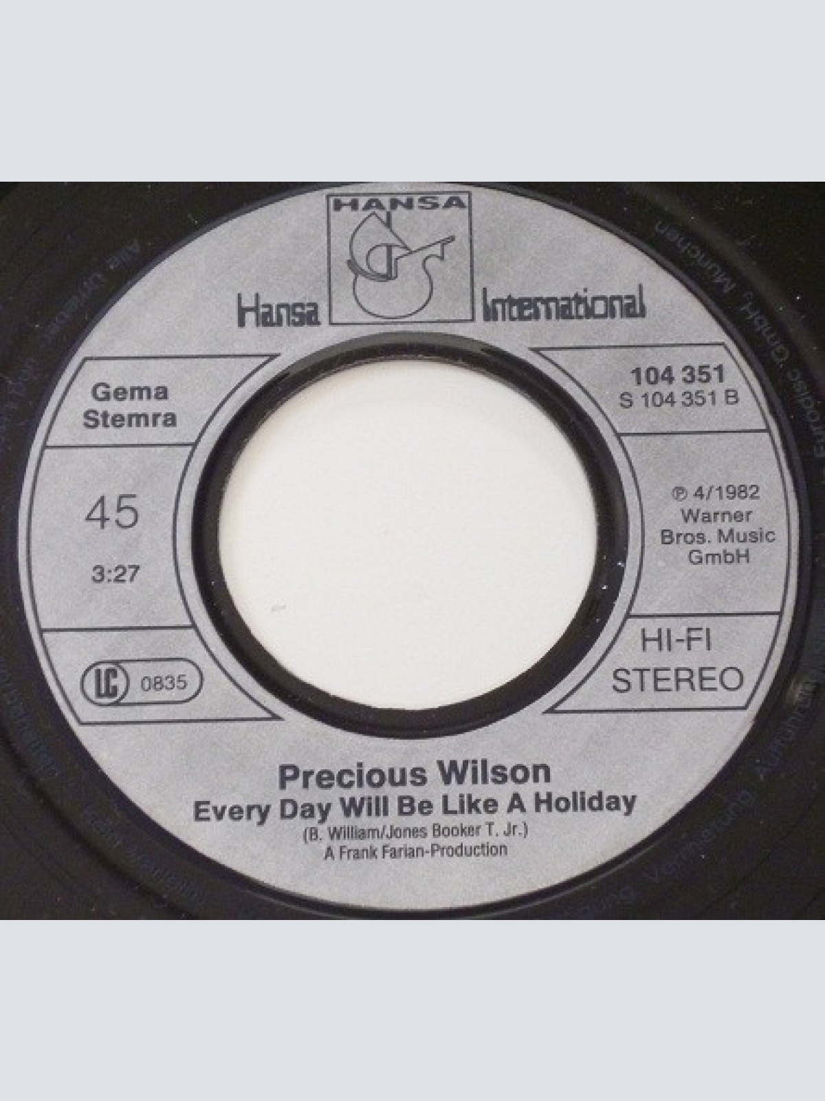 Vinyl / Precious Wilson - I Don't Know