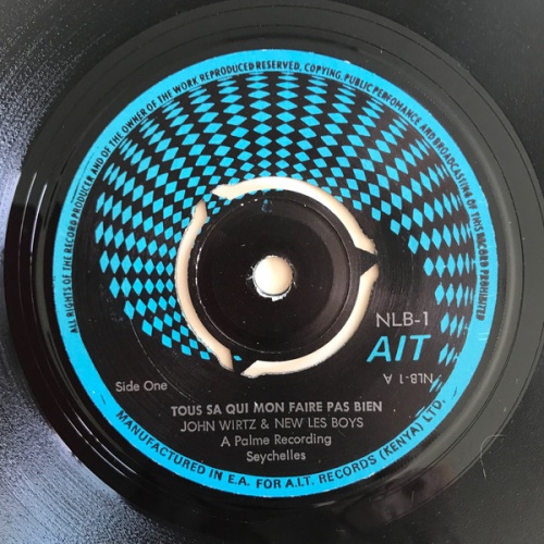Vinyl / John Wirtz & The New Les Boys - Tous Sa Qui Mon Faire Pas Bien / Meon