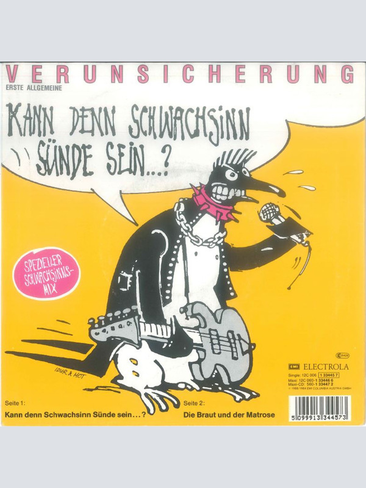Vinyl / Erste Allgemeine Verunsicherung* - Kann Denn Schwachsinn Sünde Sein...? (Spezieller Schwachsinns-Mix)