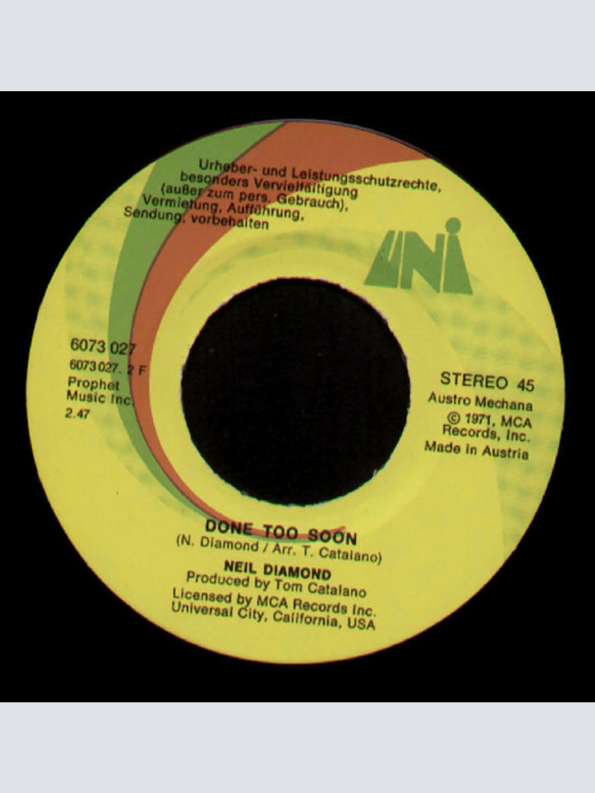 Vinyl / Neil Diamond - I Am... I Said