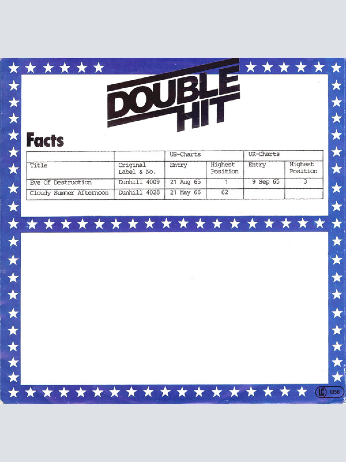 Vinyl / Barry McGuire - Eve Of Destruction / Cloudy Summer Afternoon