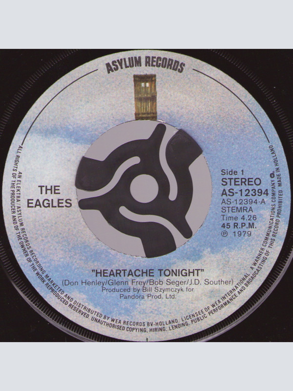 Vinyl / Eagles - Heartache Tonight / Teenage Jail