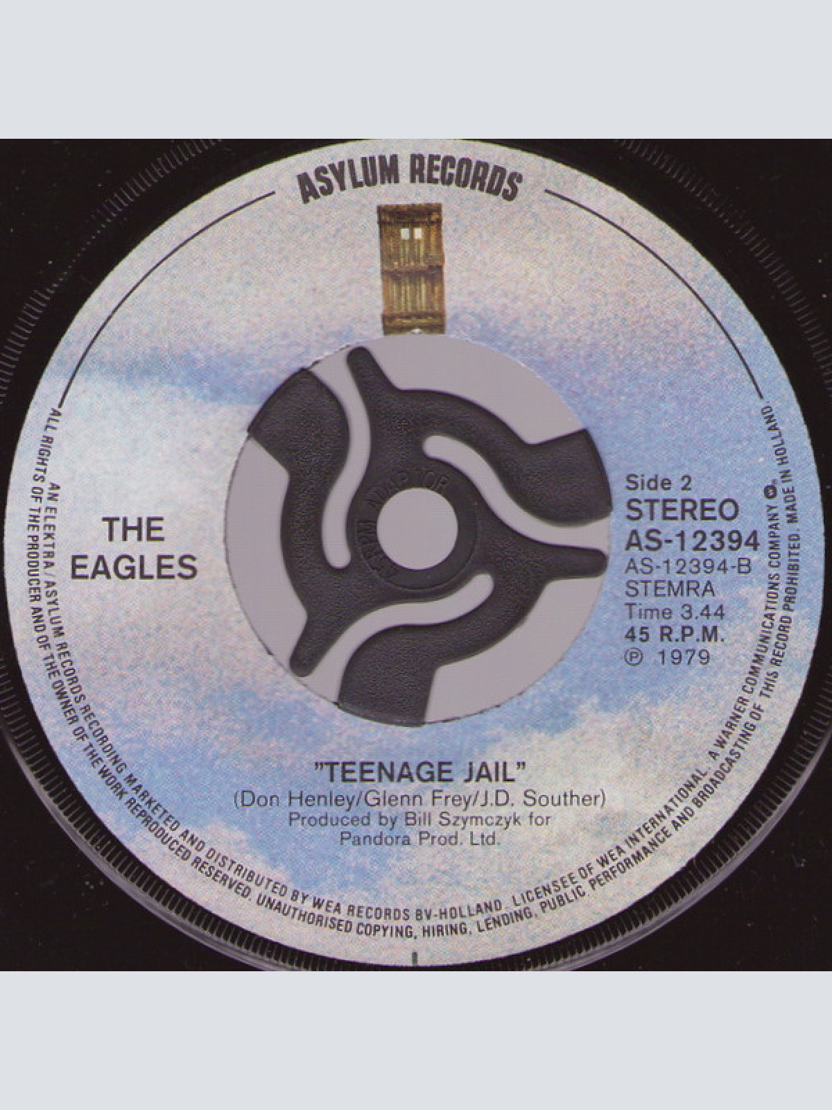 Vinyl / Eagles - Heartache Tonight / Teenage Jail
