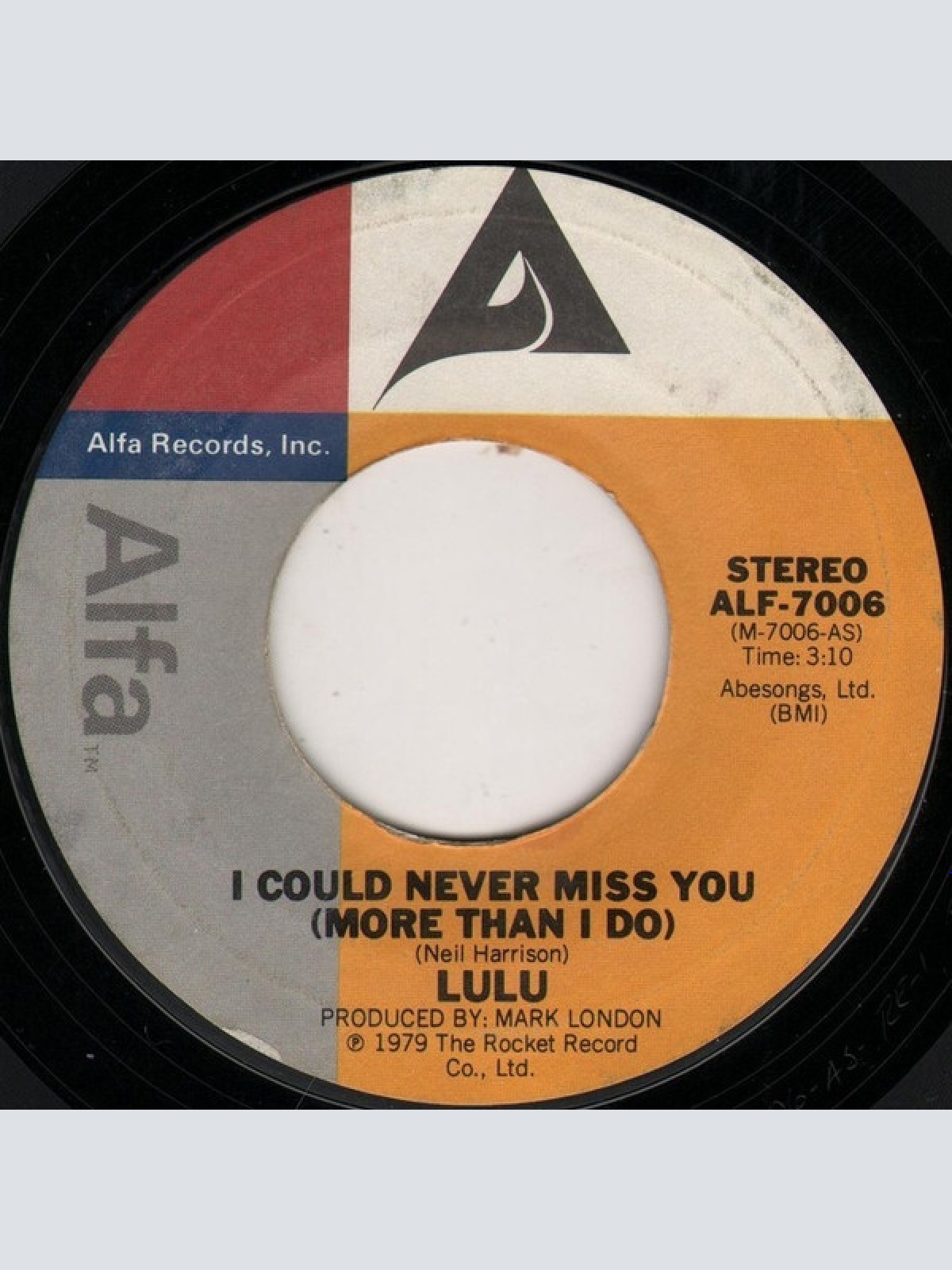 Vinyl / Lulu - I Could Never Miss You (More Than I Do)