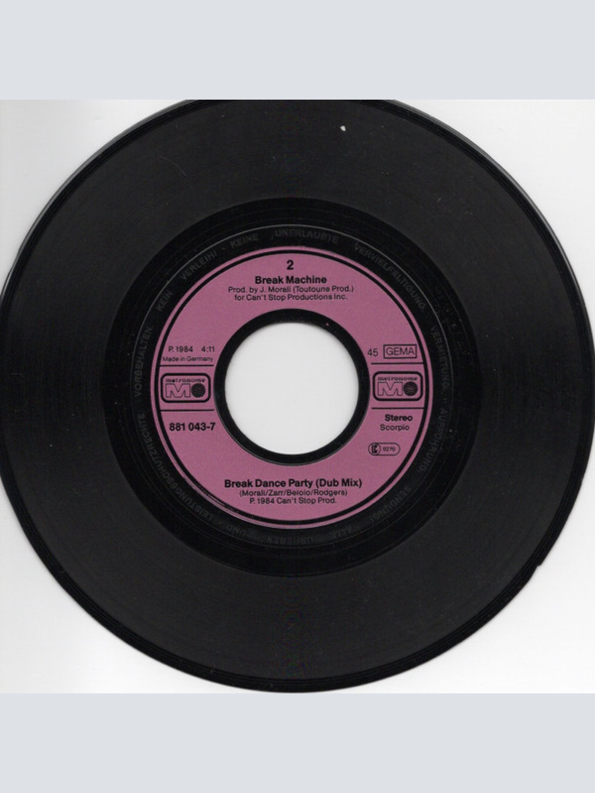 Vinyl / Break Machine - Break Dance Party