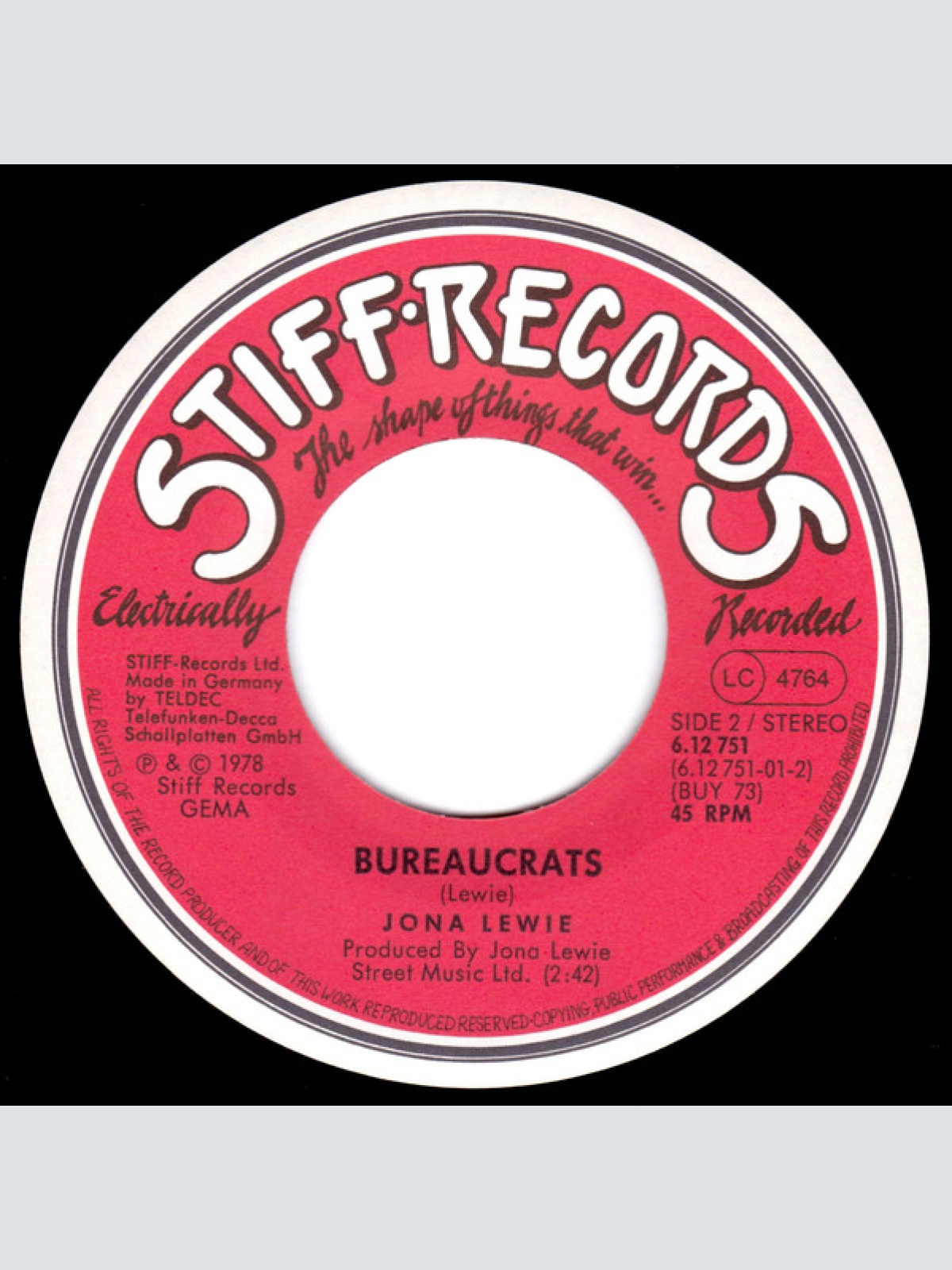 Vinyl / Jona Lewie - You'll Always Find Me In The Kitchen At Parties