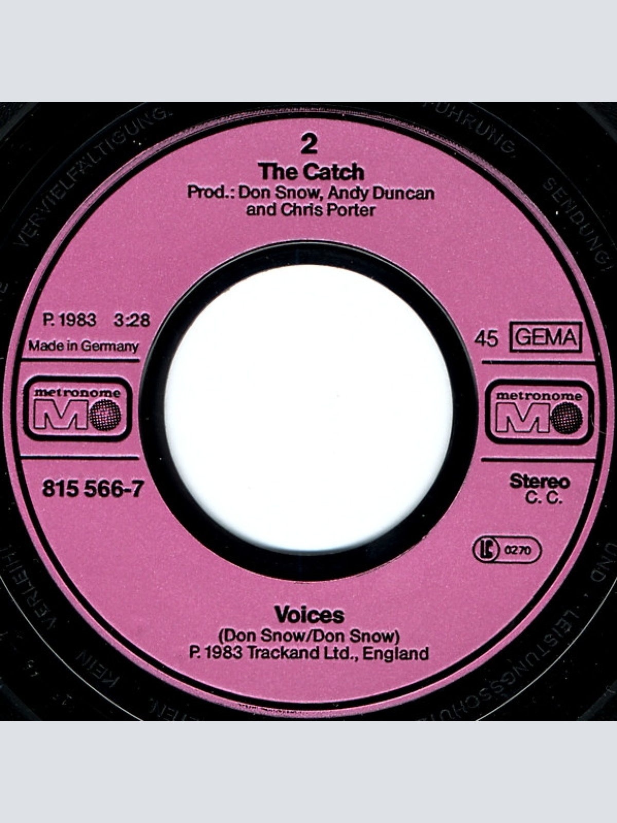 Vinyl / The Catch - 25 Years