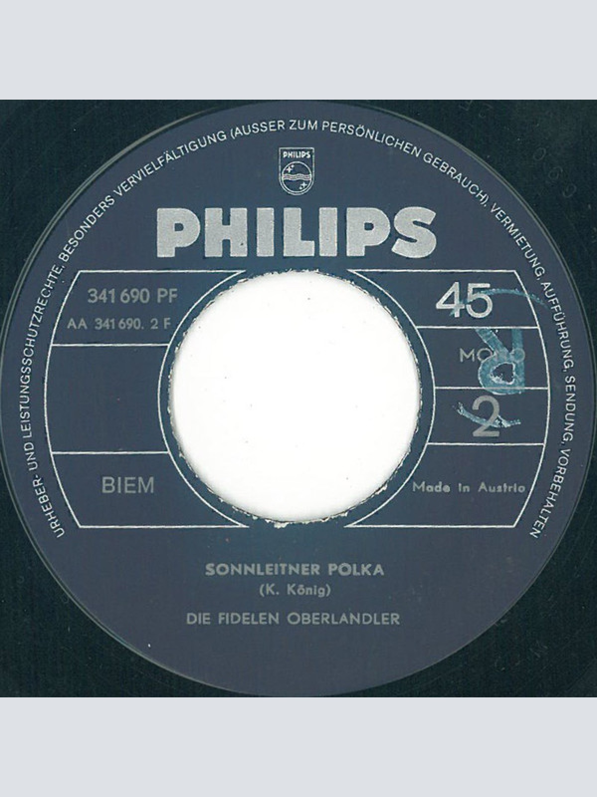 Vinyl / Die Fidelen Oberlandler Und Das Herzl Duo* - Der Fischerjunge / Sonnleitner Polka