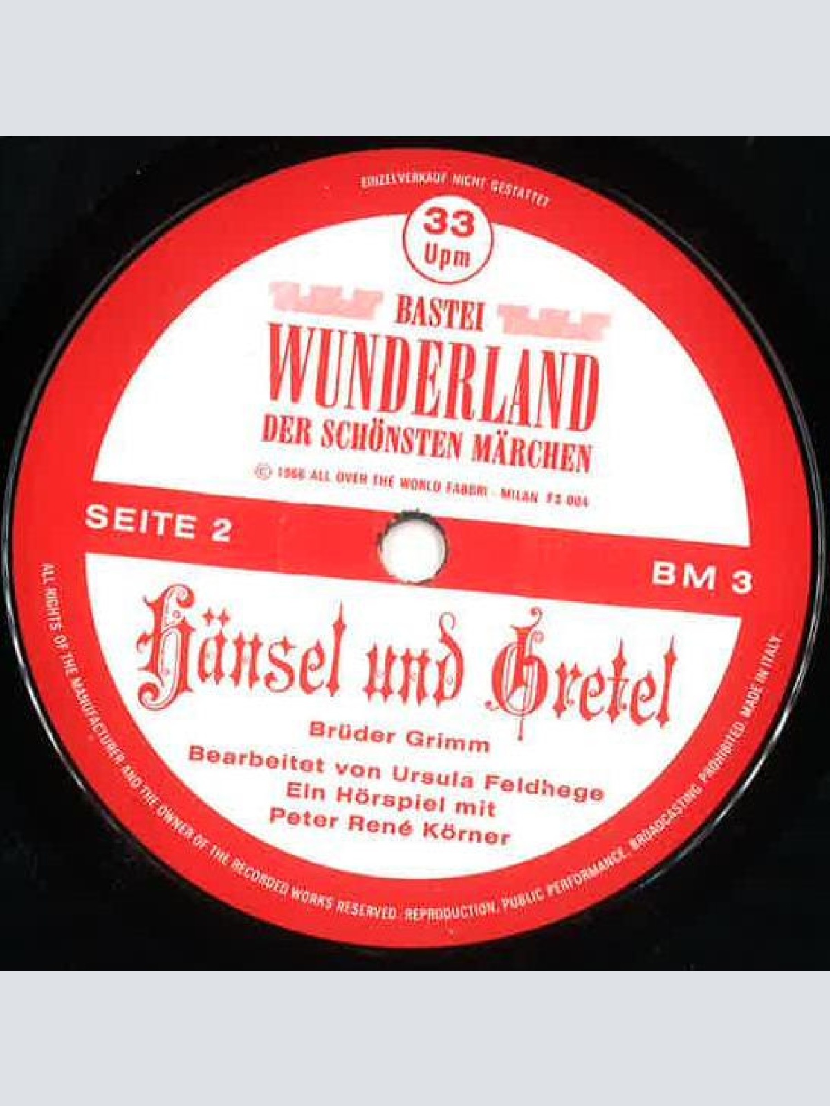 Vinyl / Peter René Körner - Hänsel Und Gretel