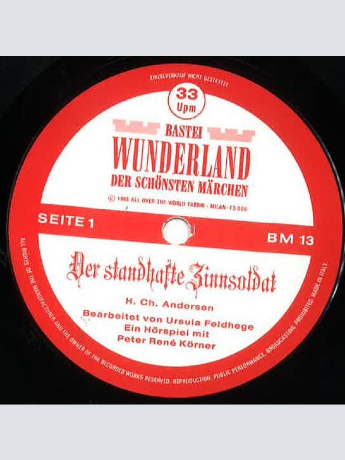 Vinyl / Peter René Körner - Der Standhafte Zinnsoldat