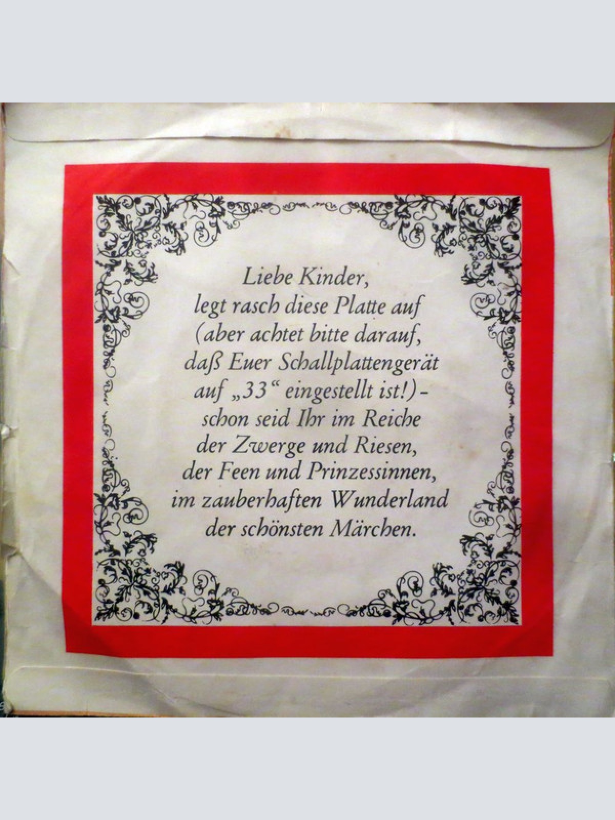 Vinyl / Peter René Körner - Rumpelstilzchen