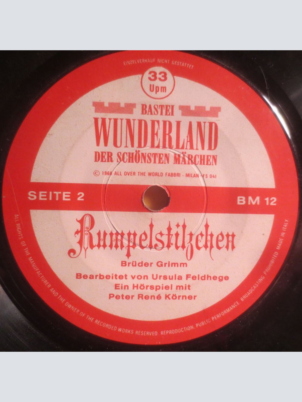 Vinyl / Peter René Körner - Rumpelstilzchen