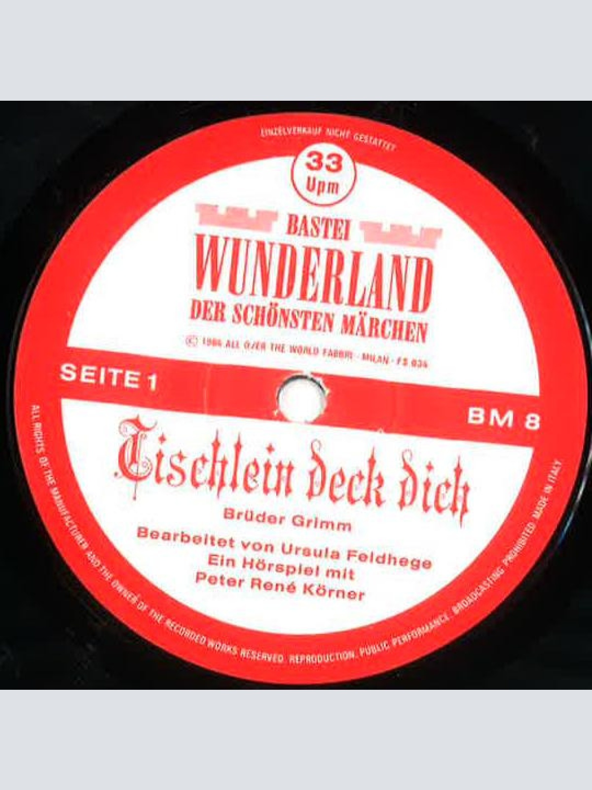 Vinyl / Peter René Körner - Tischlein Deck Dich