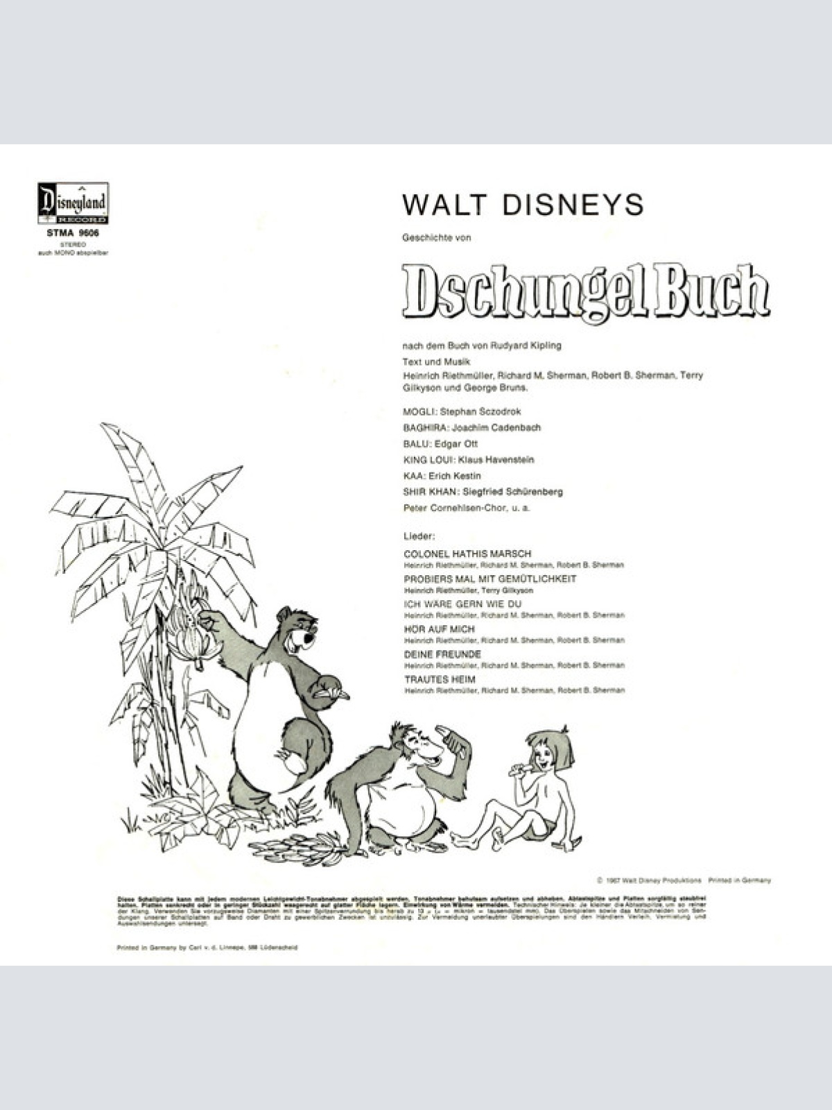 Vinyl / Various - Dschungel Buch