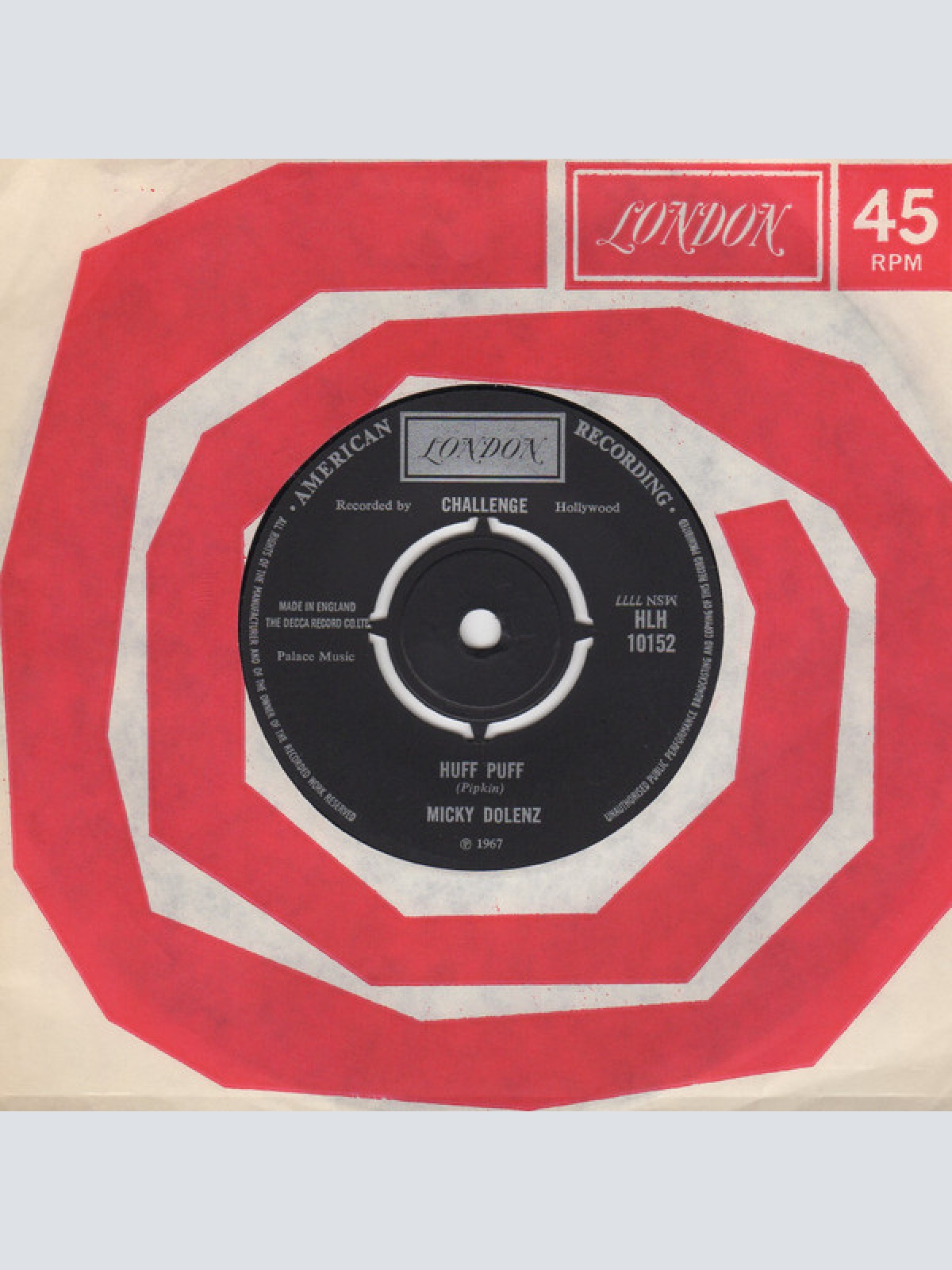 Vinyl / Micky Dolenz, The Obvious (11) - Huff Puff / Fate