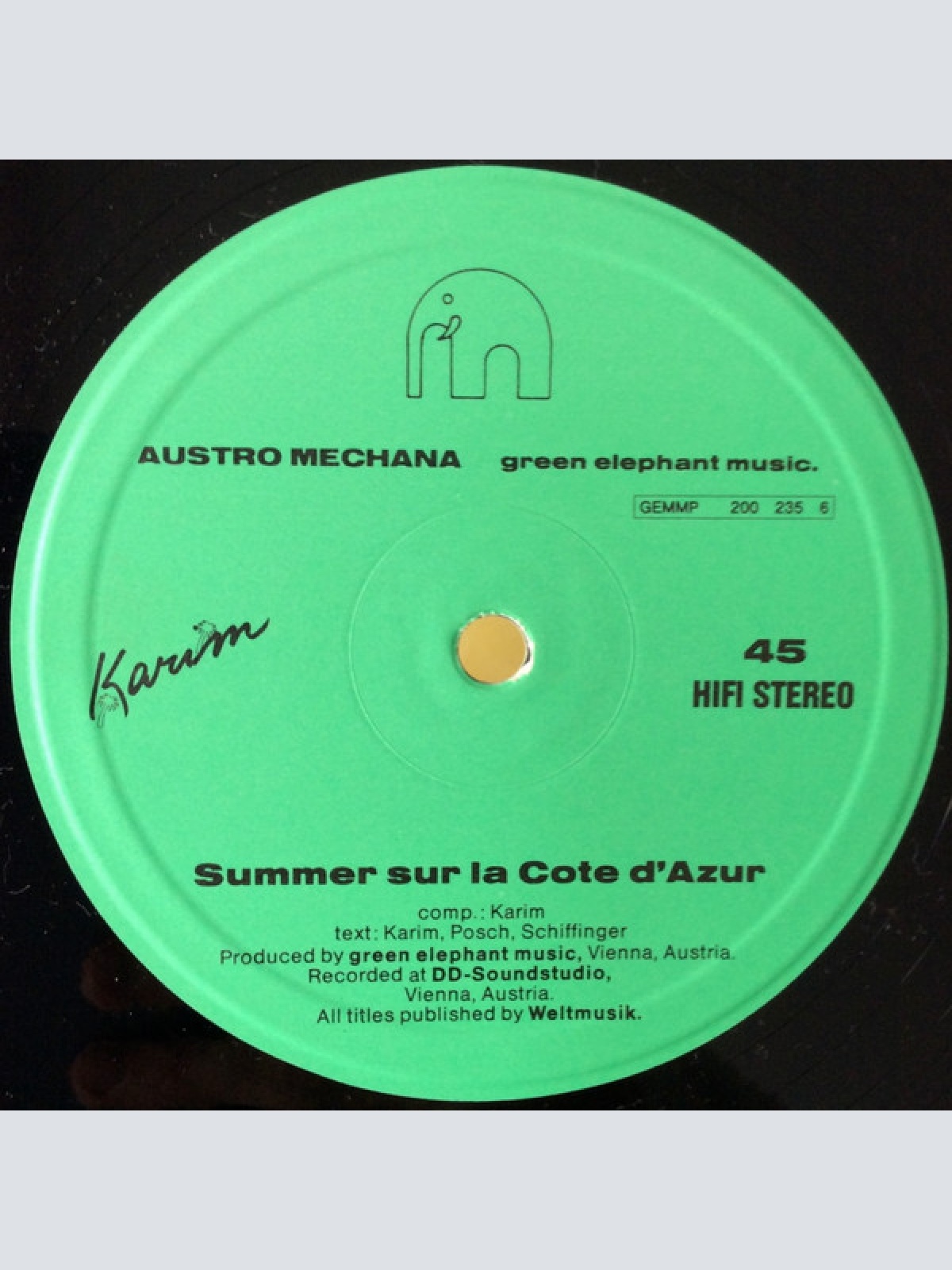 Vinyl / Karim (27) - Summer Sur La Côte d’Azur