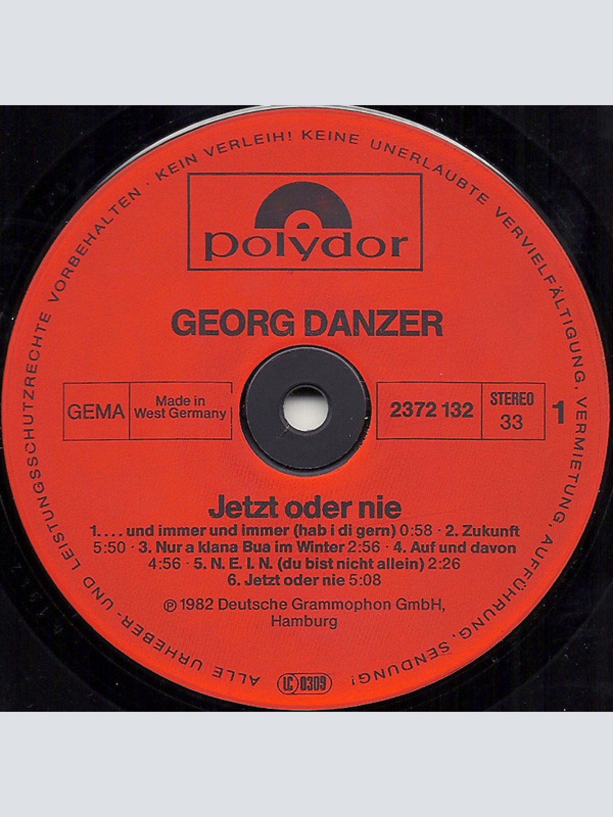 Vinyl / Georg Danzer & Band - Jetzt Oder Nie