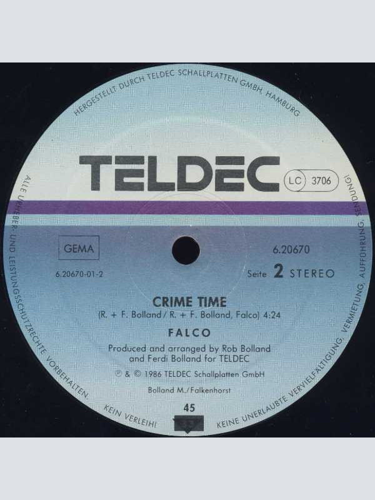 Vinyl / Falco - Coming Home (Jeanny Part 2, Ein Jahr Danach)