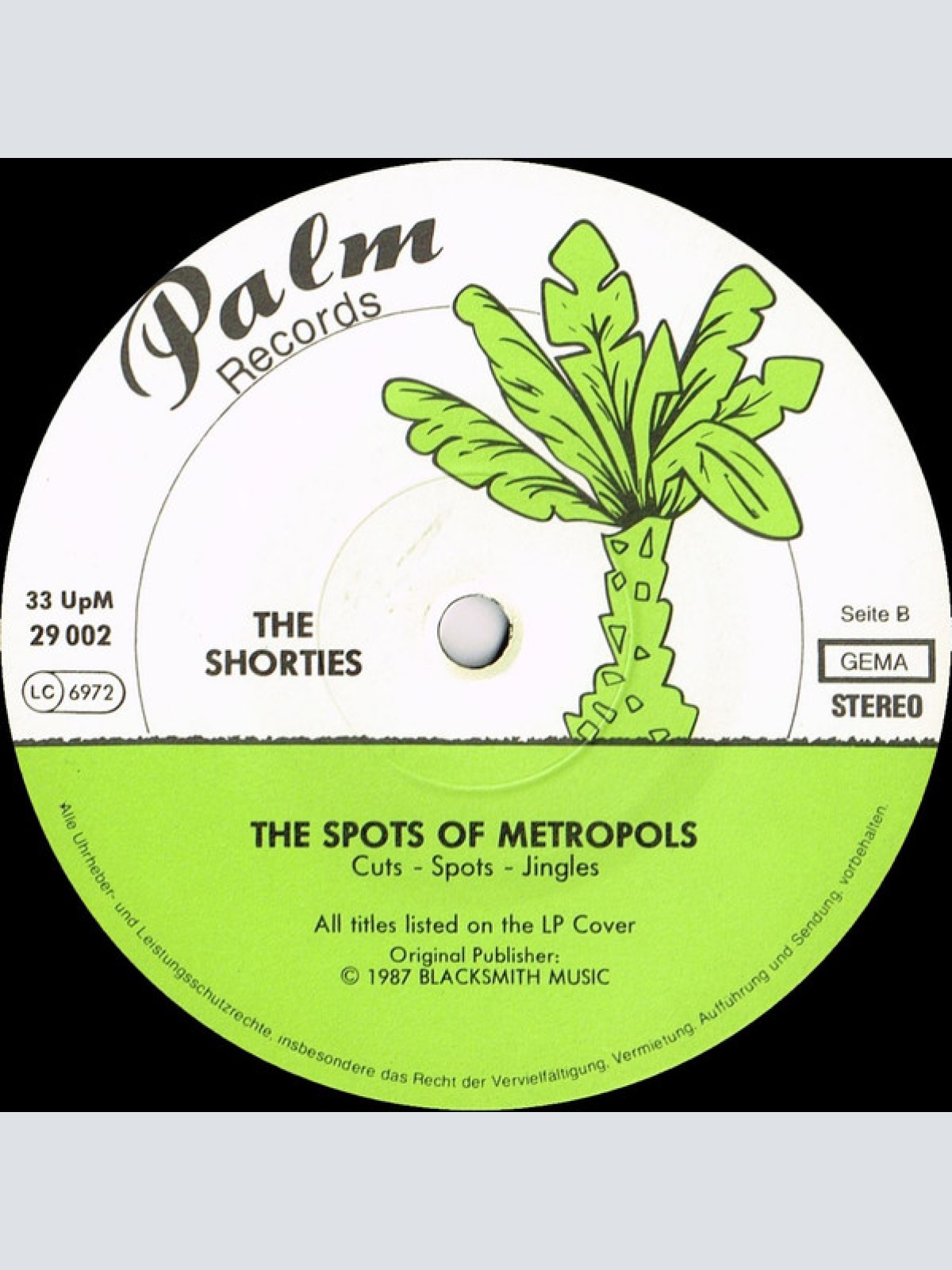 Vinyl / Various - The Shorties - The Spots of Metropols - Cuts - Spots - Jingles