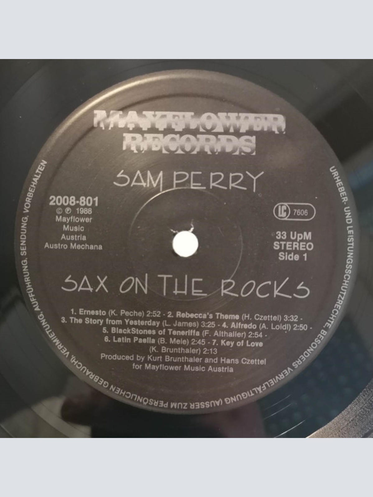 Vinyl / Sam Perry (7) - Sax On The Rocks