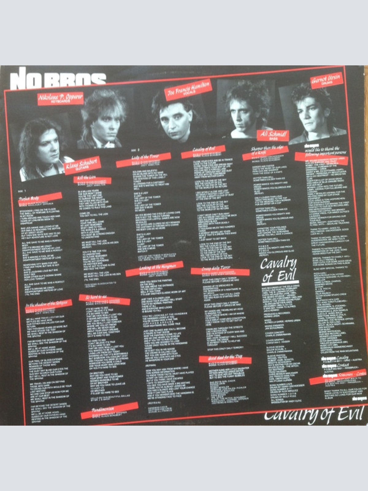 Vinyl / No Bros - Cavalry Of Evil