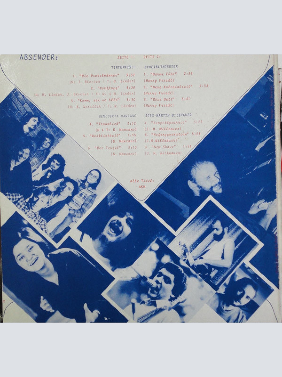 Vinyl / Various - An Die Damen Und Herren Von Stadt, Land Und Bund