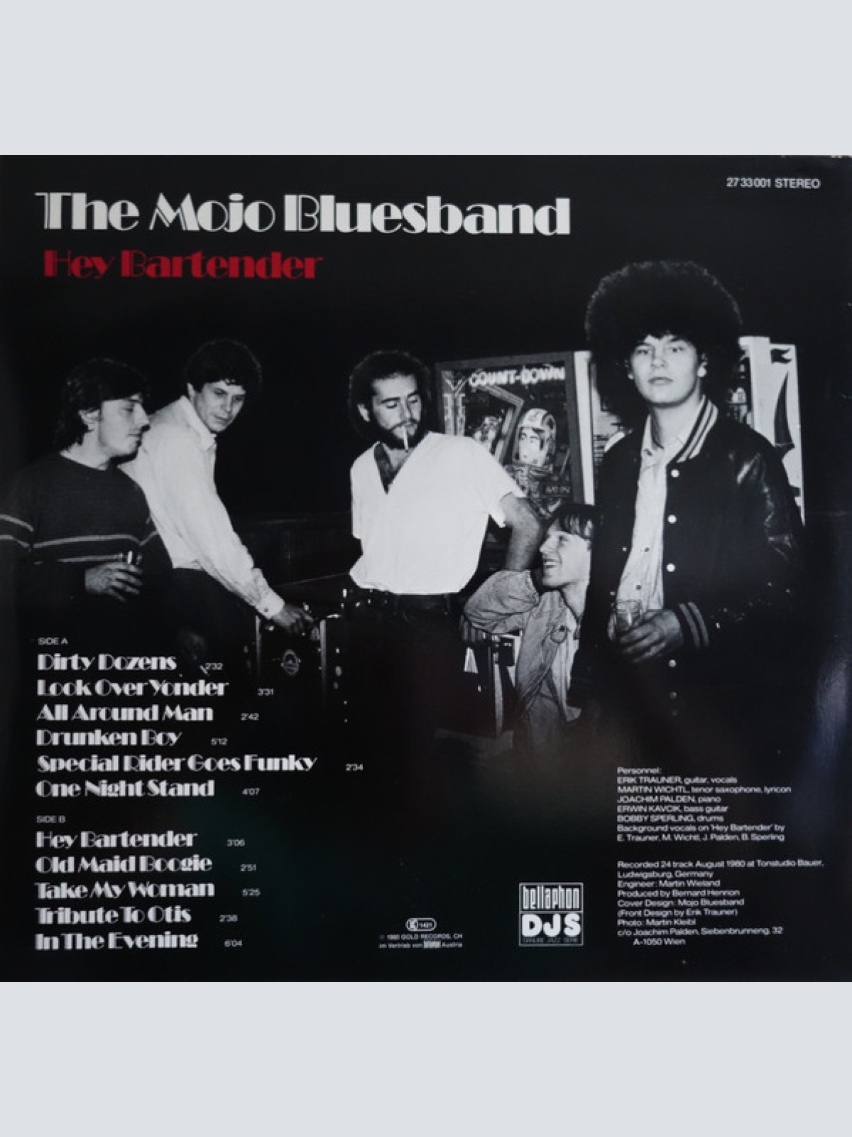 Vinyl / Mojo Blues Band - Hey, Bartender!