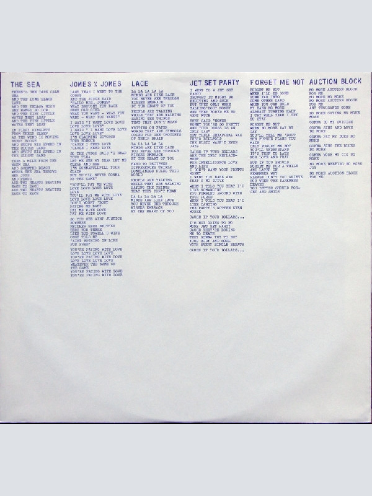 Vinyl / Christine Jones (3) - JONESMOBILe