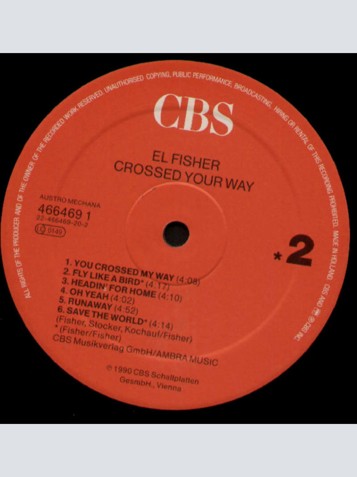 Vinyl / El Fisher - Crossed Your Way