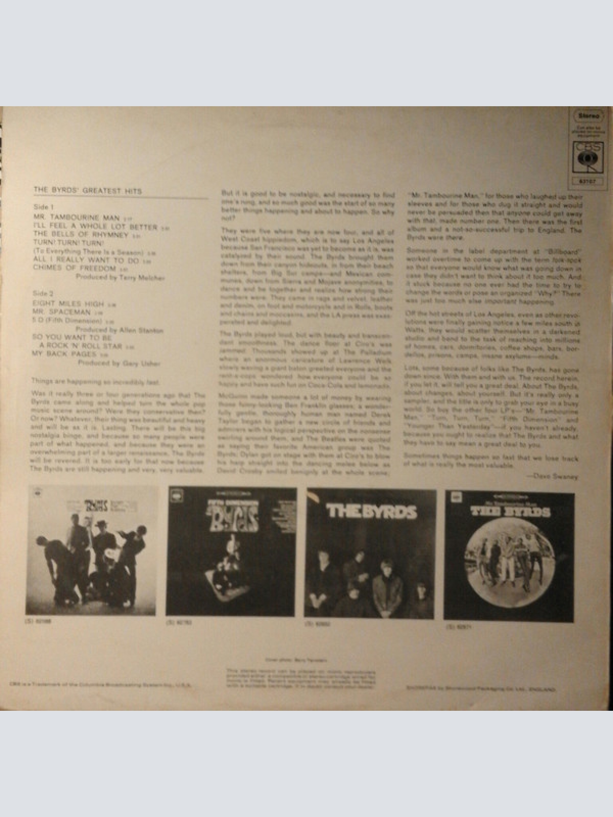 Vinyl / The Byrds - Greatest Hits