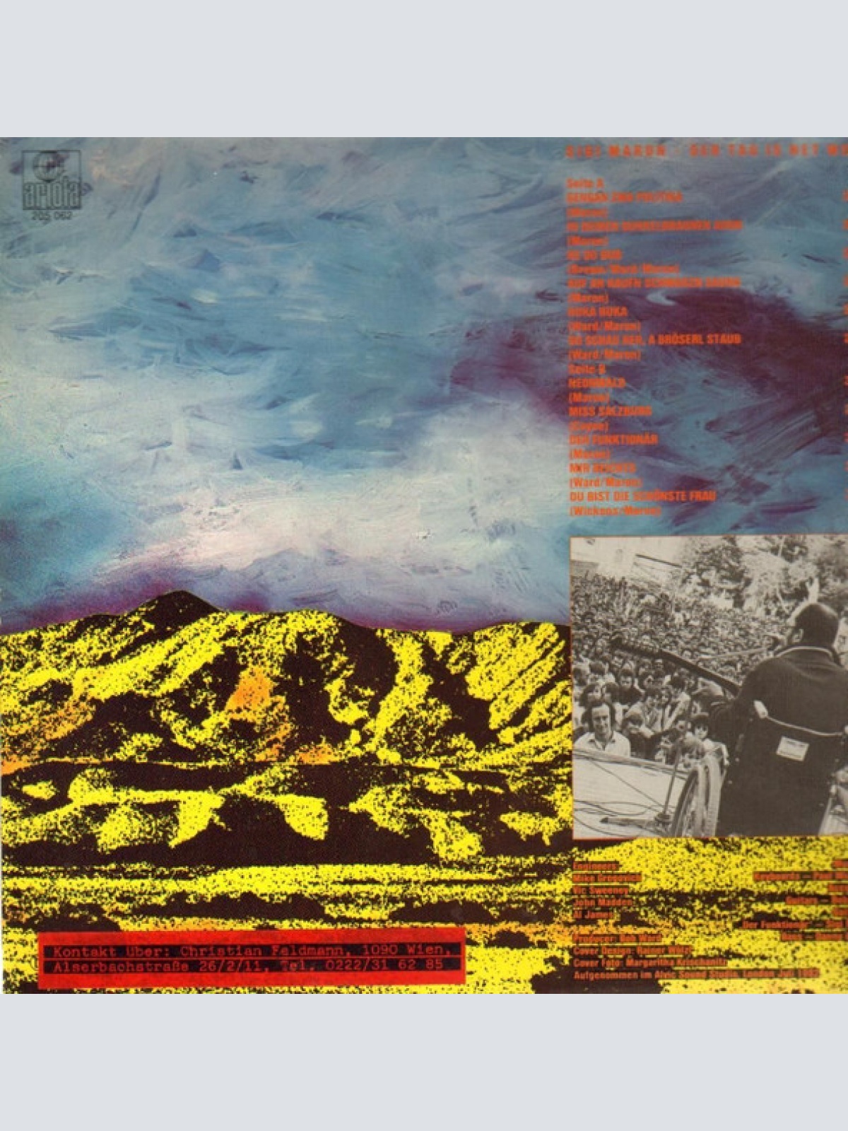 Vinyl / Sigi Maron - Der Tag Is Net Weit